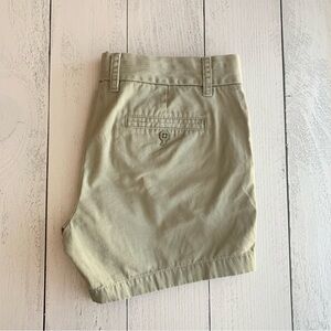 J.Crew Olive Green Classic Chino Shorts 5inch Inseam